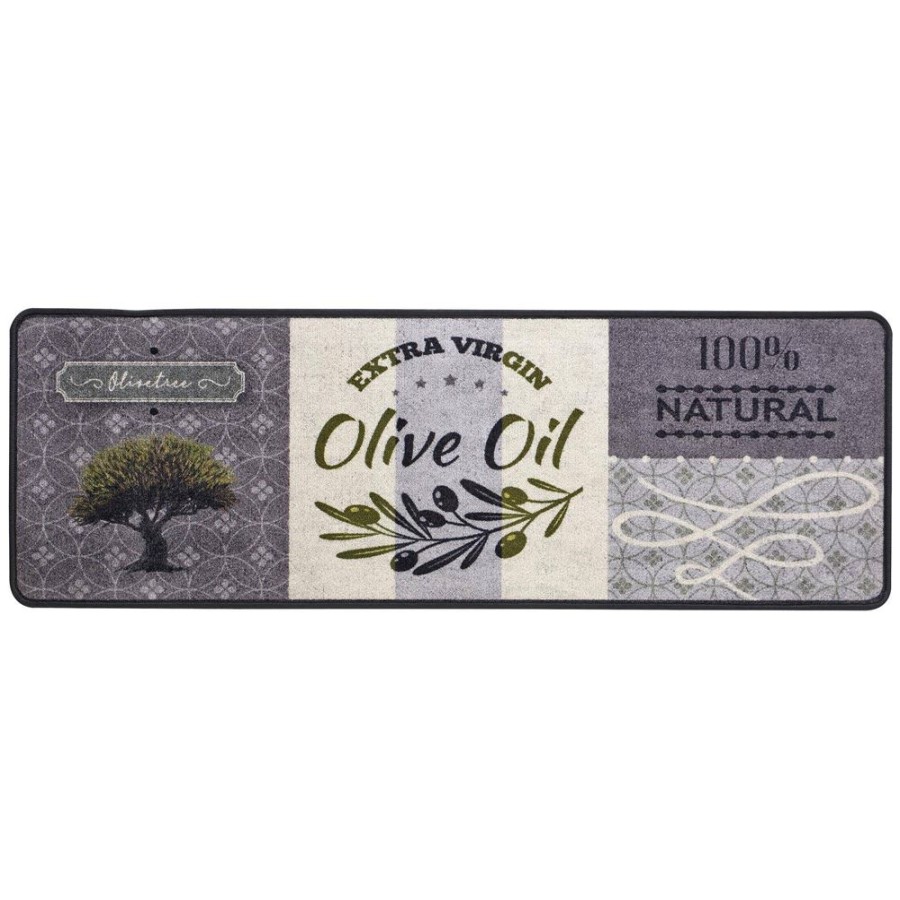 Becquet Tapis De Cuisine Motif Olives | Bagagerie