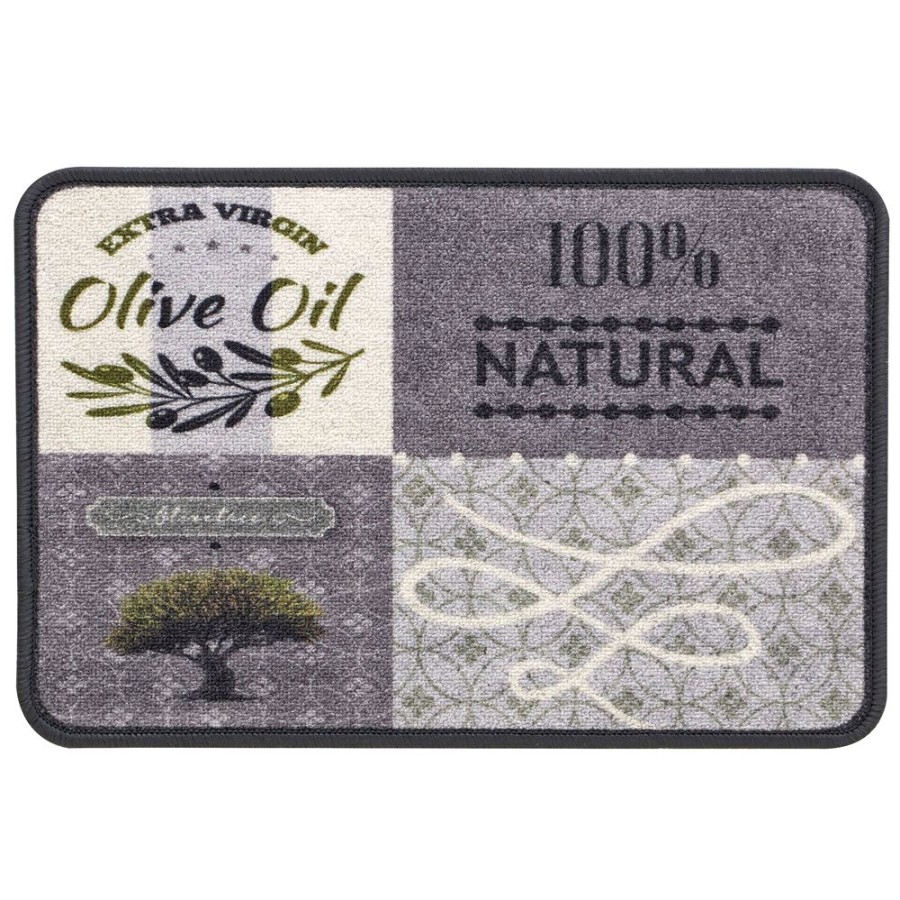 Becquet Tapis De Cuisine Motif Olives | Bagagerie