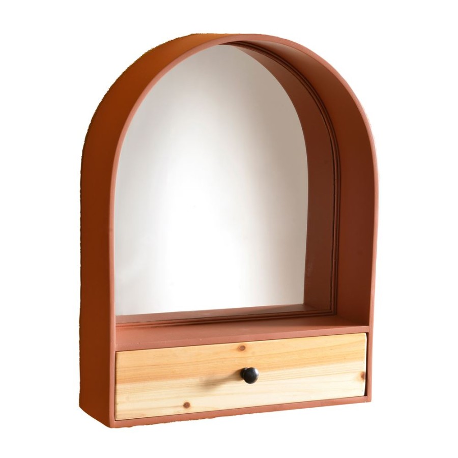 Becquet Etagere Murale Avec Miroir | Rangement, Gain De Place