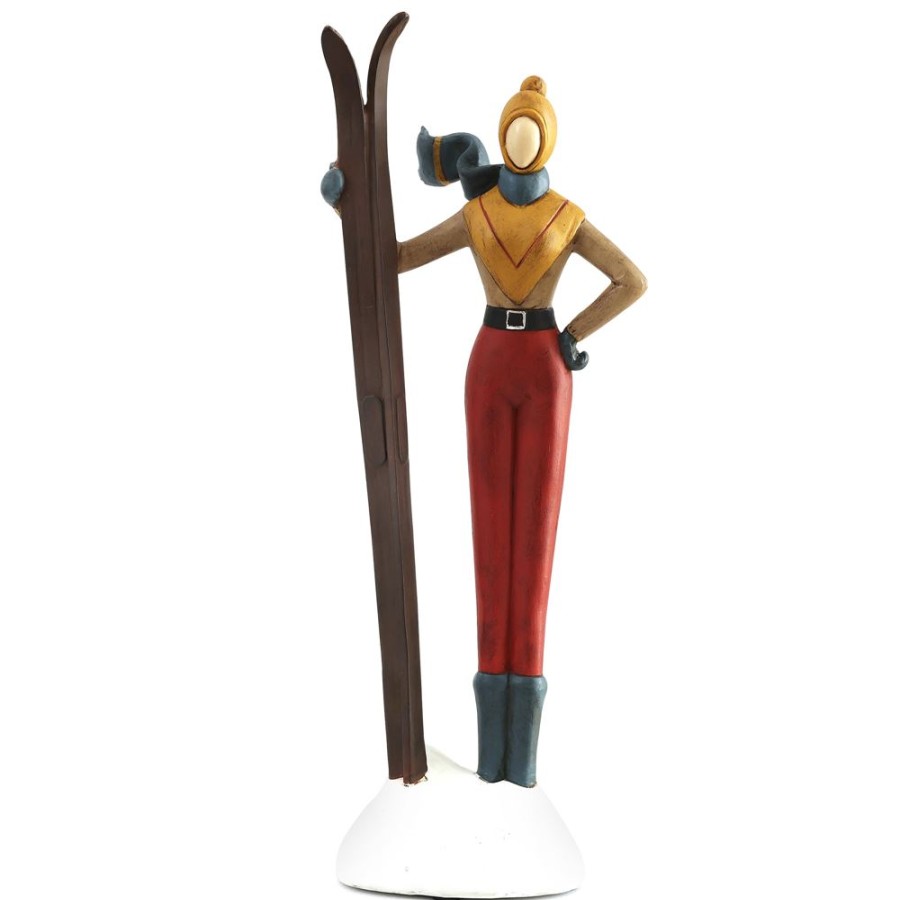 Becquet Statuette Skieuse | Statuette, Figurine