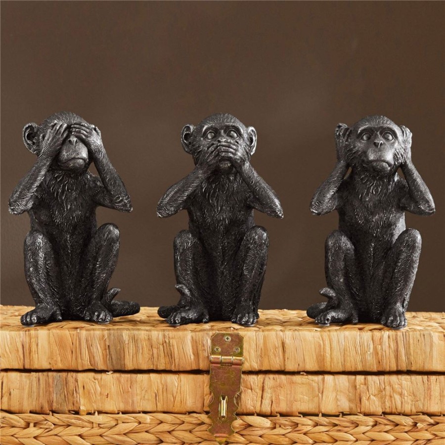 Becquet Statuettes Singes De La Sagesse - Set De 3 | Statuette, Figurine