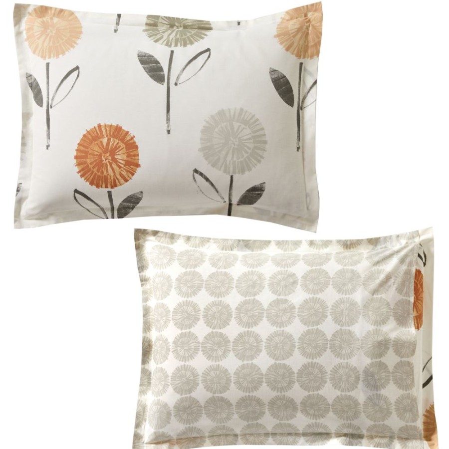 Becquet Linge De Lit Fleurs Stylisees - Becquet Creation | Linge De Lit Ado, Housse De Couette