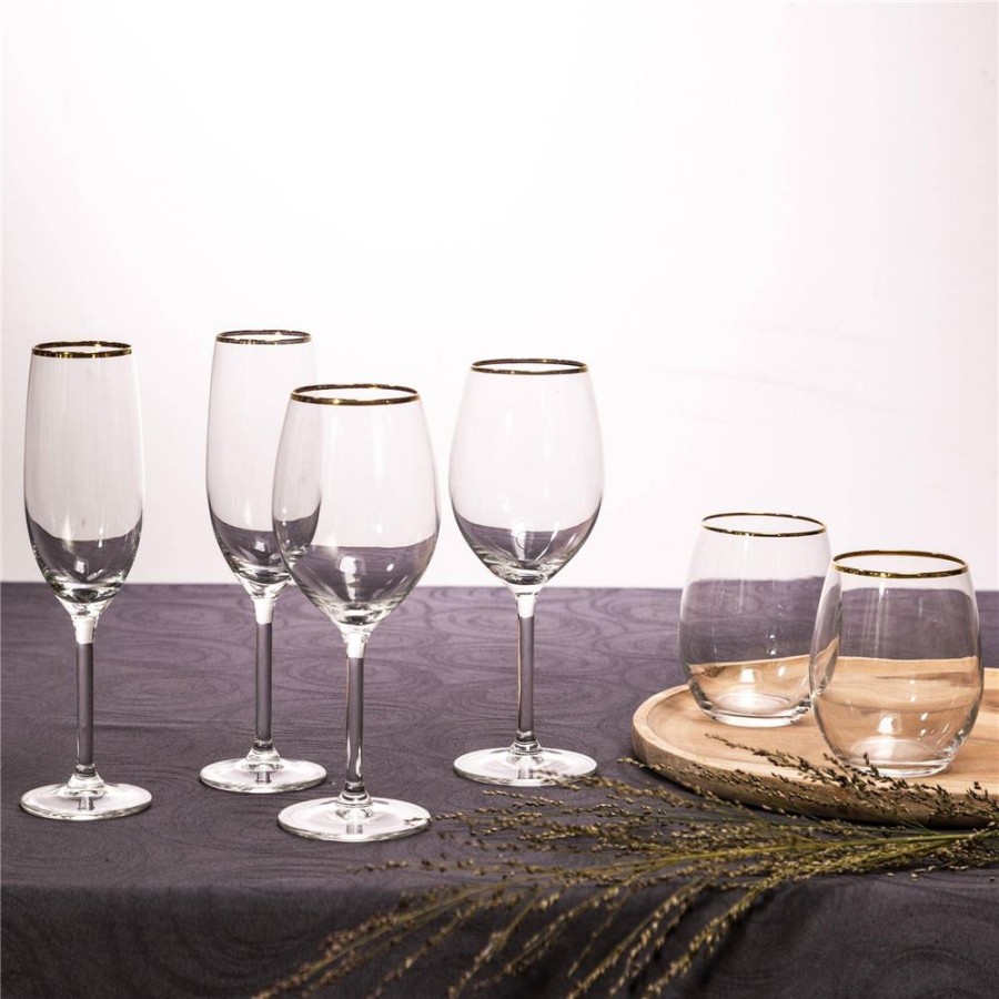 Becquet Verres A Eau, A Vin Ou Flutes A Champagne - Lot De 6 | Art De La Table