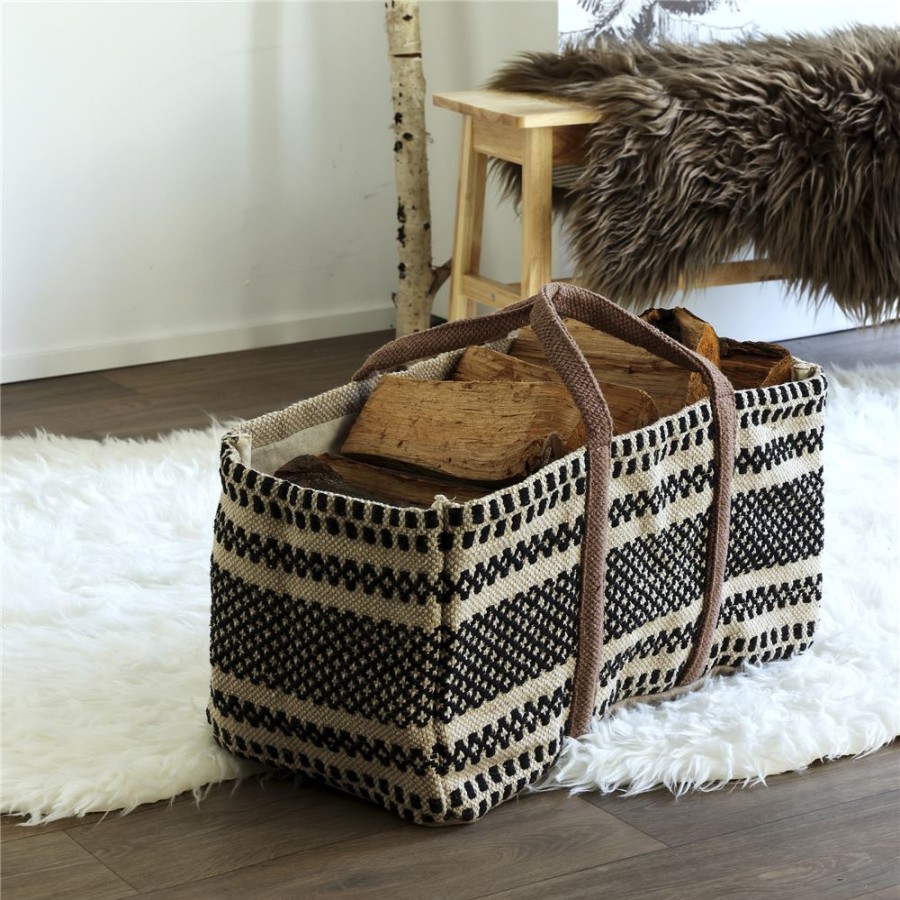 Becquet Panier A Buches Jacquard | Boite, Panier