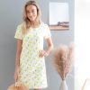 Becquet Chemise De Nuit Femme Imprime Citrons - Becquet Creation | Pyjama Femme