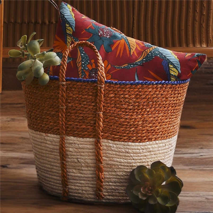 Becquet Panier Tricolore En Jacinthe D'Eau | Boite, Panier