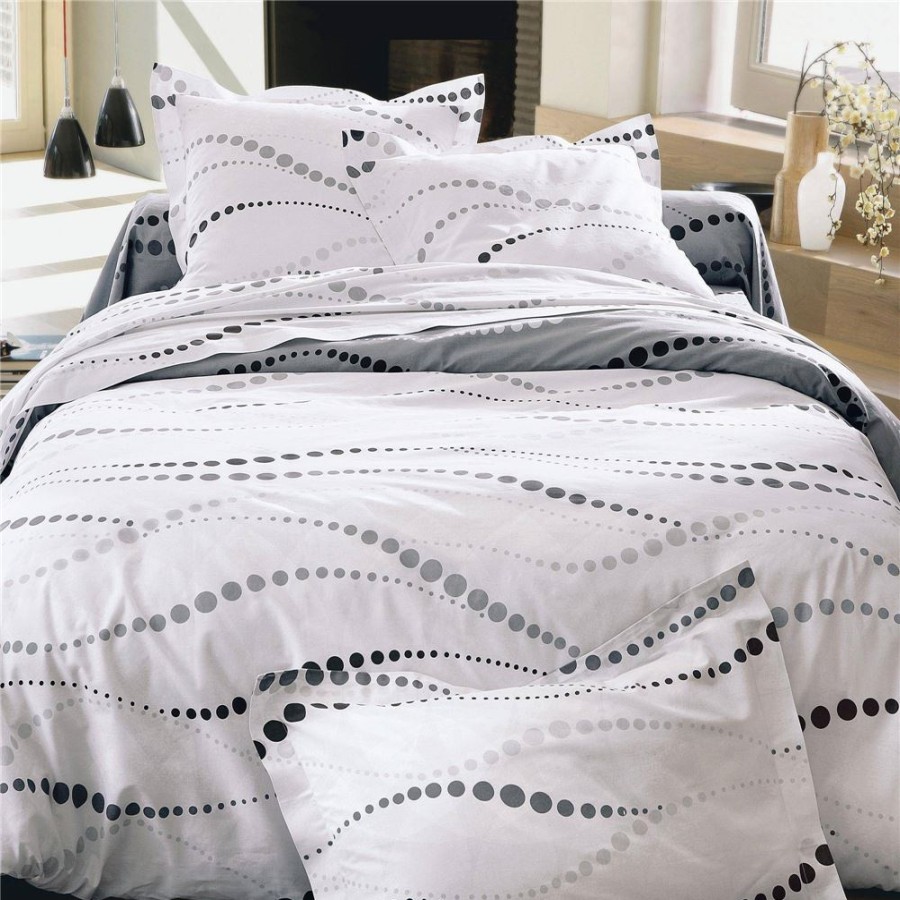 Becquet Linge De Lit A Pois - Becquet Creation | Linge De Lit Ado, Housse De Couette