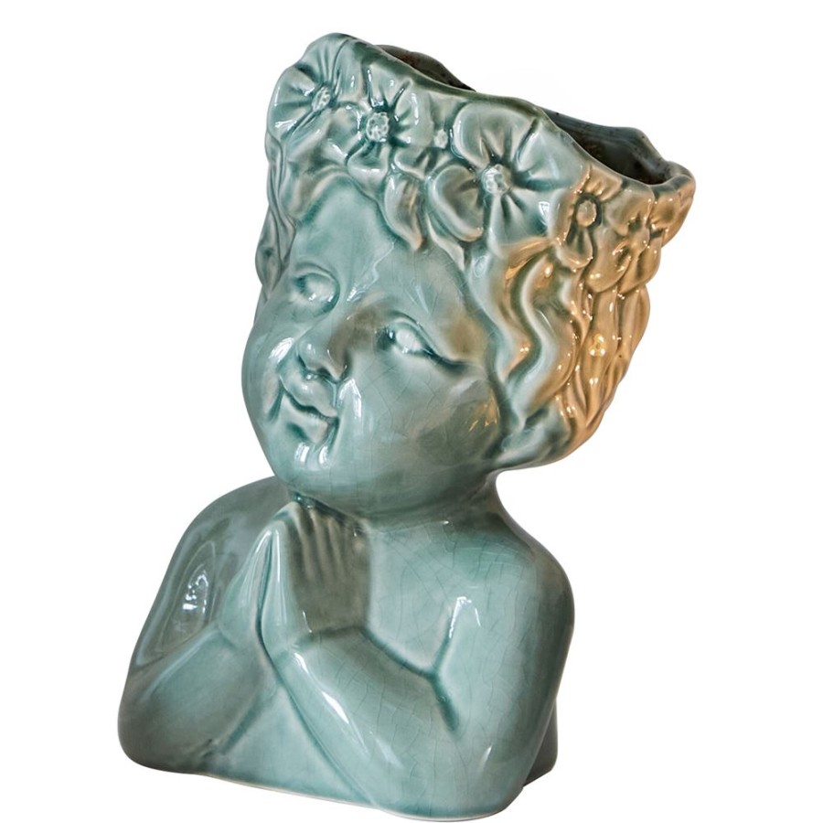 Becquet Cache-Pot Visage Enfant | Tete De Lit, Paravent