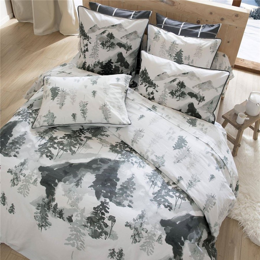 Becquet Linge De Lit Paysage De Montagne - Becquet Creation | Housse De Couette