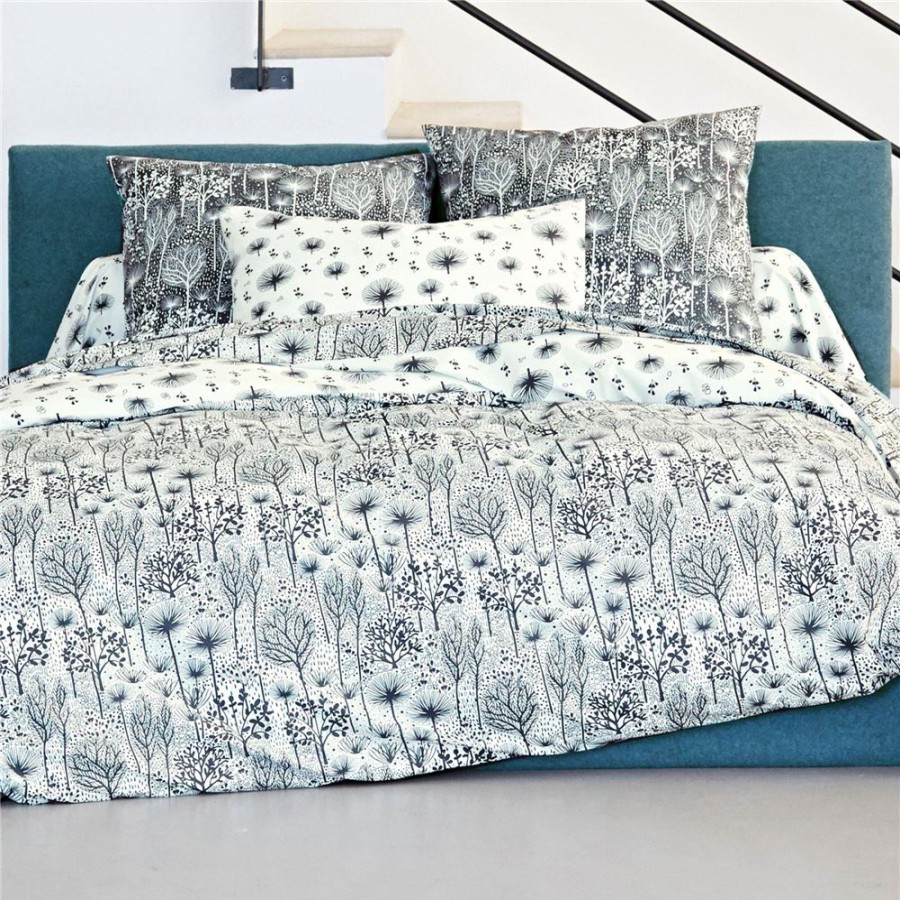 Becquet Linge De Lit Motif Arbres - Becquet Creation | Linge De Lit Ado, Housse De Couette