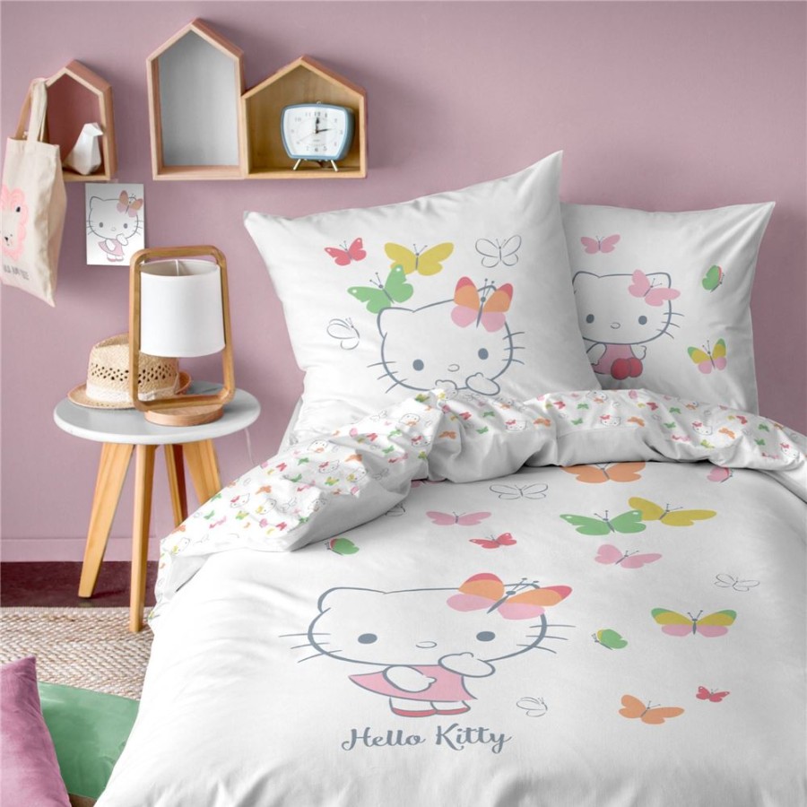 Becquet Parure De Lit 2 Pieces Enfant Hello Kitty® | Univers Des Tout-Petits