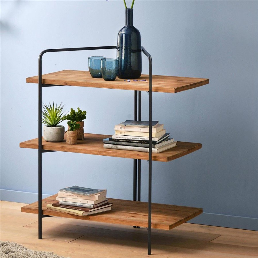 Becquet Etagere A Poser En Bois Et Metal | Rangement, Gain De Place