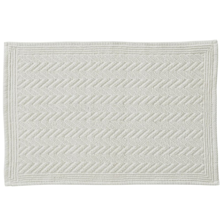 Becquet Tapis De Bain Motif Zig-Zag - 1500 G/M | Tapis De Bain, Tapis De Douche