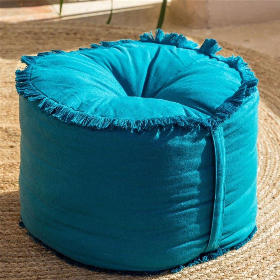 Becquet Pouf Frange | Pouf, Matelas, Futon