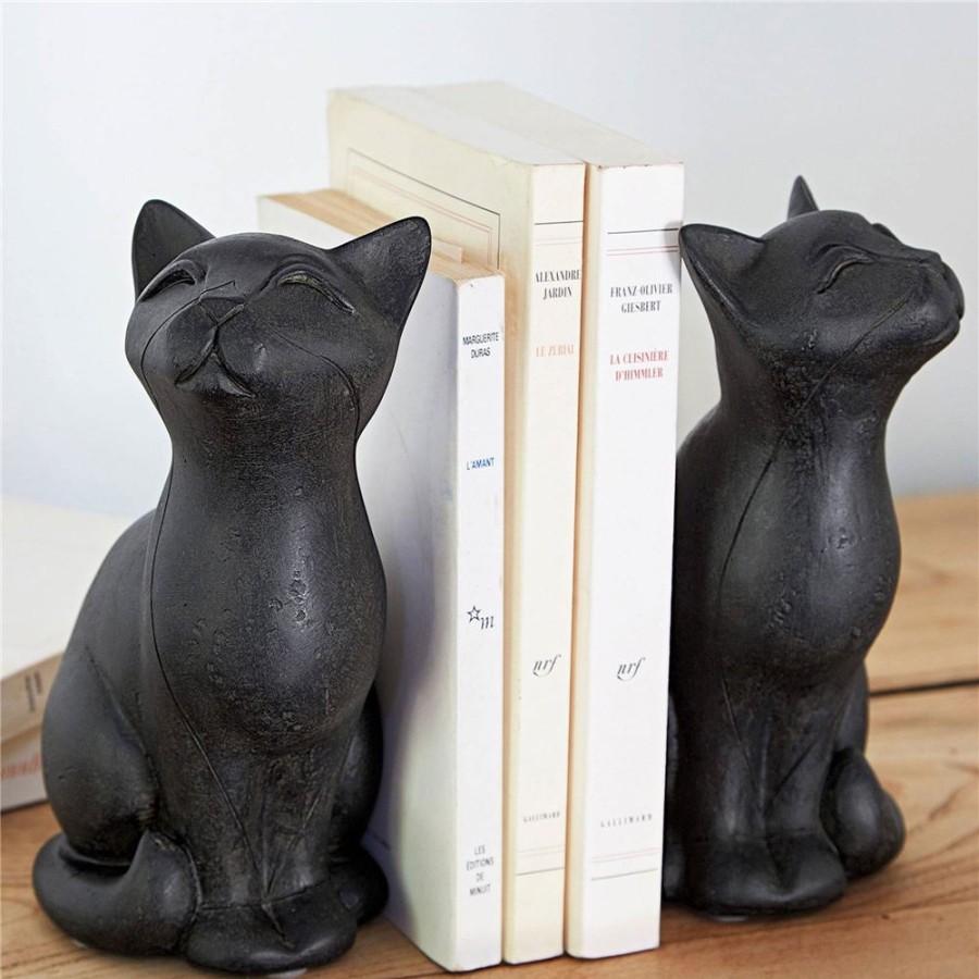 Becquet Statuette Serre-Livres Chats | Statuette, Figurine